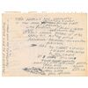 Image 1 : Joey Ramone Handwritten Notes