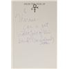 Image 1 : Prince Handwritten Note