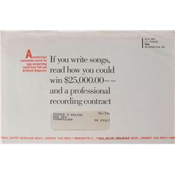 Prince’s Billboard Contest Offer