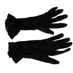 Prince’s Purple Rain Era-Worn Black Lace Gloves