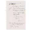 Image 1 : Prince Handwritten Shopping Notes