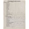 Image 1 : Prince 1988 Lovesexy Tour Set List with Notations Dictated by Him