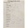 Image 2 : Prince 1988 Lovesexy Tour Set List with Notations Dictated by Him