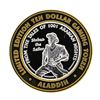 Image 2 : .999 Silver Aladdin Resort Casino $10 Casino Limited Edition Gaming Token