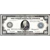 Image 1 : 1914 $10 Large Size Federal Reserve Note