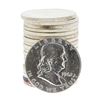 Image 1 : Roll of (20) 1962-D Brilliant Uncirculated Franklin Half Dollar Coins