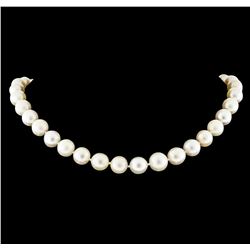12mm South Sea Cultured Pearls and Sterling Silver Necklace