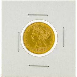 1895 $5 Liberty Head Half Eagle Gold Coin