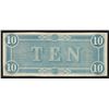 Image 2 : 1864 $10 The Confederate States of America Note