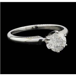 14KT White Gold 0.83ct Diamond Solitaire Ring