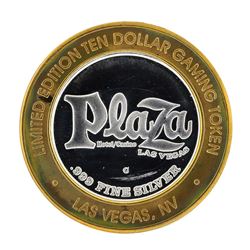 .999 Silver Plaza Hotel and Casino Las Vegas Nevada $10 Casino Limited Edition G