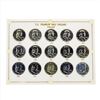 Image 1 : 1950-1964 Franklin Half Dollar Proof Set Coins