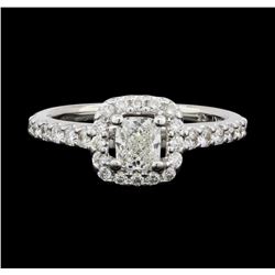 14KT White Gold 1.00ctw Diamond Ring