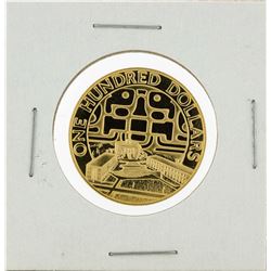 1975 Belize $100 Gold Coin