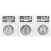 Image 2 : Set of 1995-1997 $1 American Silver Eagle Coins NGC MS69
