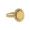 Image 2 : 14KT Yellow Gold 1.98ct Opal and Diamond Ring