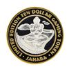 Image 2 : .999 Silver Sahara Las Vegas Nevada $10 Casino Limited Edition Gaming Token