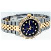 Image 2 : Rolex Mens Two Tone 14KT Yellow Gold 0.75ctw Diamond Datejust Wristwatch