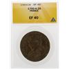Image 1 : 1792-A 2 Sols France Coin ANACS EF40