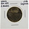 Image 1 : 1718 Segouia Spain 2 Reales KM297 Silver Coin