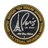 Image 1 : .999 Silver Paris Las Vegas Nevada $10 Casino Limited Edition Gaming Token