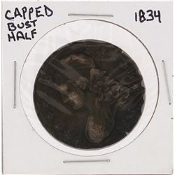 1834 Capped Bust Half Dollar Silver Coin