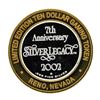Image 1 : .999 Silver 7th Anniversary Silver Legacy $10 Casino Limited Edition Gaming Toke