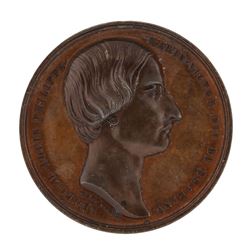 Circa 1855 France Belgium Lopold Duke of Brabant Medal