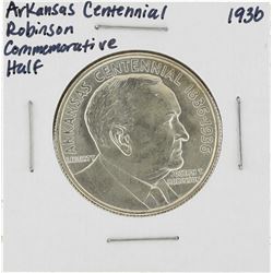 1936 Arkansas Centennial Robinson Commemorative Half Dollar Coin