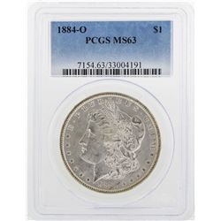 1884-O $1 Morgan Silver Dollar Coin PCGS MS63