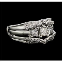 14KT White Gold 1.25ctw Diamond Ring