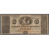Image 1 : 1800's $100 The Citizens Bank of Louisiana Obsolete Bank Note