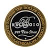 Image 1 : .999 Silver Bellagio Las Vegas Nevada $10 Casino Limited Edition Gaming Token