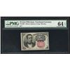 Image 1 : 1874 Ten Cent Fifth Issue Fractional Currency Note PMG CU64EPQ