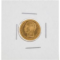 1908 10 Kroner Denmark Gold Coin