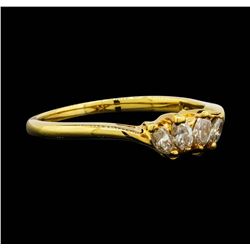 14KT Yellow Gold 0.40ctw Diamond Ring