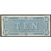 Image 2 : 1864 $10 The Confederate States of America Note