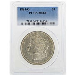 1884-O $1 Morgan Silver Dollar Coin PCGS MS64