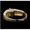 Image 3 : 14KT Yellow Gold 0.63ctw Diamond Ring