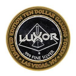 .999 Silver Luxor Las Vegas Nevada $10 Casino Limited Edition Gaming Token