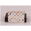 Image 3 : Authentic Louis Vuitton White Multicolor Monogram Mini Wallet/Card Holder
