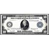 Image 1 : 1914 $10 Large Size Federal Reserve Note