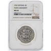 Image 1 : 1932 Estonia 2 Krooni Tartu University Coin NGC MS63