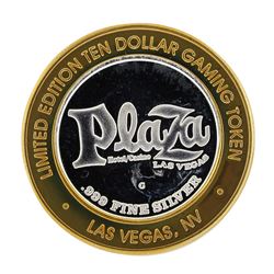 .999 Silver Plaza Hotel and Casino Las Vegas Nevada $10 Casino Limited Edition G