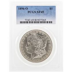1896-O $1 Morgan Silver Dollar Coin PCGS XF45