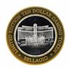 Image 2 : .999 Silver Bellagio Las Vegas Nevada $10 Casino Limited Edition Gaming Token