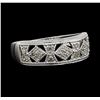 Image 1 : 14KT White Gold 0.30ctw Diamond Ring