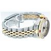 Image 4 : Rolex Ladies Two Tone 14KT Yellow Gold Ruby and Diamond Datejust Wristwatch