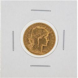 1907 Republique Francaise Liberteehalite 20 Francs Gold Coin