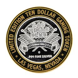 .999 Silver Las Vegas Club $10 Casino Limited Edition Gaming Token